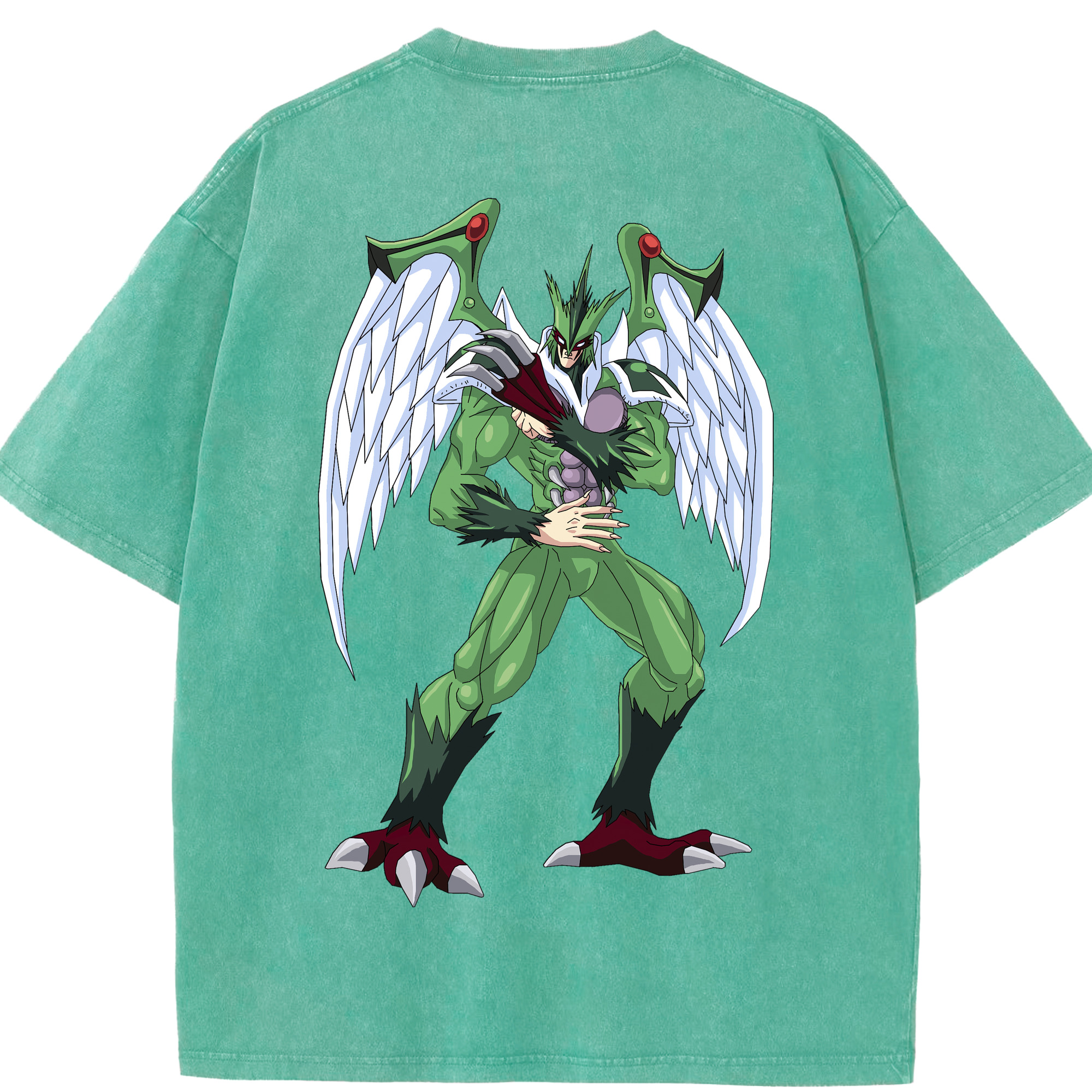 （画像用） 遊☆戯☆王 Yu-Gi-Oh! 綿100% ヴィンテージ風 半袖Tシャツ（背面プリント）
